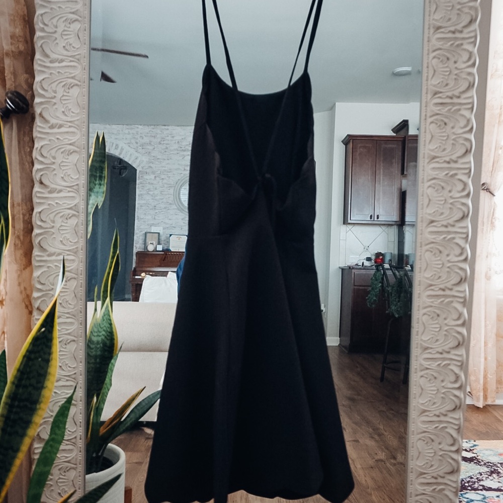 Black Backless Dress